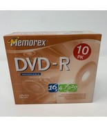 Memorex DVD-R (Recordable)10 Pack 16X, 4.7GB, 120 min NEW (A6) - £15.01 GBP