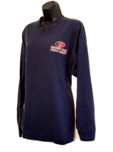 Mossy Oak Field Staff T Shirt Jerzees High Cotton siz XL Blue Unisex Long Sleeve - £14.18 GBP