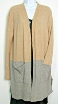 MADEWELL Kent Color block Long Cardigan Wool Blend Womens Small - £21.83 GBP