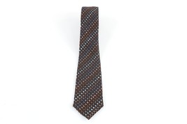 Vintage 60s 70s Rockabilly Rainbow Striped Silk Neck Tie Dress Tie Weddi... - £19.69 GBP
