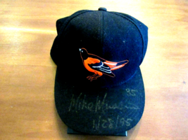 Mike Mussina Baltimore Orioles Yankees Hof Signed Auto Pro New Era Cap Hat Jsa - £156.90 GBP