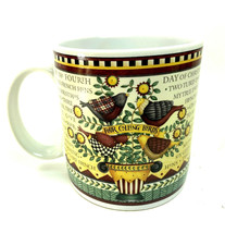 Sakura Debbie Mumm Four Calling Bird 12 Days of Christmas Coffee Mug Cup... - £11.99 GBP