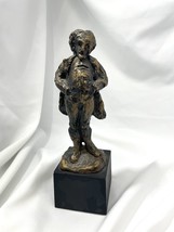 Vintage Honore Daumier&#39;s &quot;The Scoffer&quot; Bonded Bronze Sculpture - £85.95 GBP