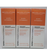 Makeup Revolution Radiance Strength Serum 12.5% Vitamin C Lot of 3 New S... - £22.28 GBP