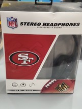 NEW SEALED San Francisco 49ers Logo NFL Stereo Headphones - £19.77 GBP