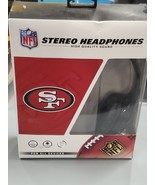 NEW SEALED San Francisco 49ers Logo NFL Stereo Headphones - £19.82 GBP