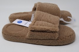 Men’s Adjustable Slide Slippers Goodfellow &amp; Co Myles Tan Size Large 11-12 NWT - £11.13 GBP