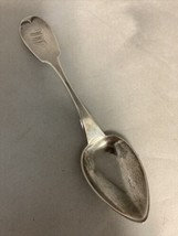 PENNSYLVANIA COIN SILVER TEASPOON BY R.C. GREEN POTTSVILLE c.1850 5.5”L 17g - €38,46 EUR