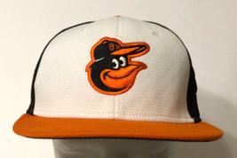 $12.99 Baltimore Orioles MLB OC Sports White Black Orange Hat Cap One Size New - £14.85 GBP