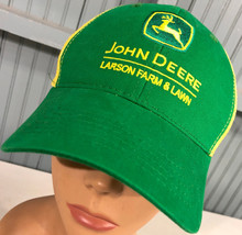 John Deere Larson Farm & Lawn Mesh Adjustable Baseball Hat Cap - £13.23 GBP