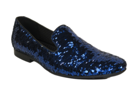 Men&#39;s Sequence Shoes by Giorgio Brutini formal Slip on 17930 Cohort Blue - £39.23 GBP
