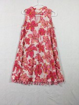 Simply Southern Womens Sleeveless Dress Tassels Size S Polyester Blend Pink - £15.65 GBP