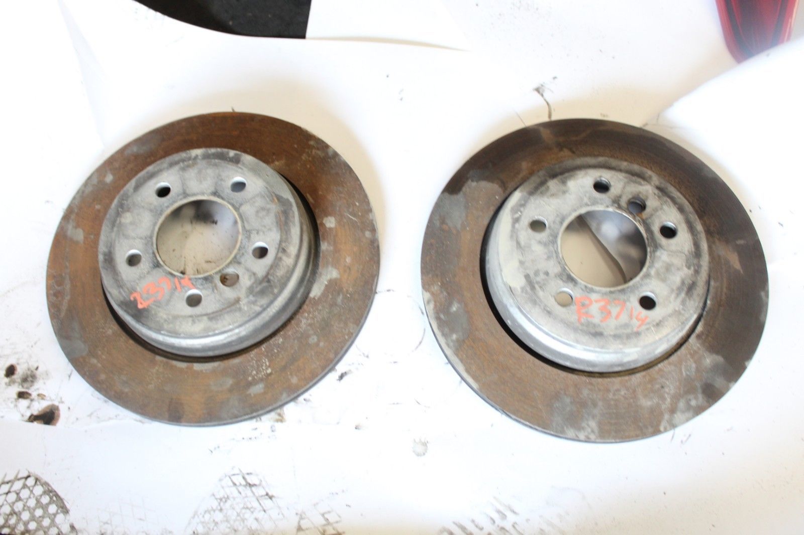 2004-07 BMW E60 525i REAR DISC BRAKE ROTORS PAIR LEFT RIGHT  R3714 - $68.79