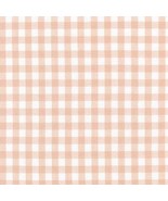 Light Peach Gingham - Custom Made Fitted Sheet - €20,84 EUR+