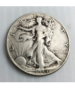 Walking Liberty Half Dollars 90% Silver Circulated CHOOSE YEAR AND QUANT... - £14.63 GBP