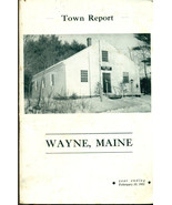 1951 ANNUAL REPORT of the Town of Wayne, Maine - $17.63 CAD