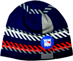 New York Rangers NHL Knit Beanie Hat Old Time Hockey Causeway Collection... - $17.98