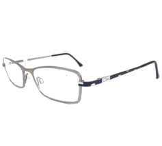 CAZAL Brille Rahmen MOD.485 COL.570 Marineblau Silber Rechteckig 52-17-130 - £145.99 GBP