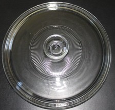 Ribbed Replacement Clear PYREX G1C - 8 3/4  Round Lid For Corning F-1-B - £14.96 GBP