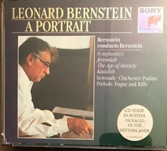 Bernstein Conducts Bernstein A Portrait Symphonies 3 Cd Set - Import- Great Cond - £11.76 GBP