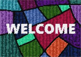 Pepita Needlepoint kit: Welcome Mat 2, 10&quot; x 7&quot; - £40.81 GBP+