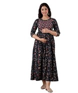 Attractive Pregnant / Maternity Women Kurti Gown Suit Easy baby Feeding ... - $35.09