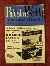 PUBLISHERs WEEKLY Book Trade Journal Magazine November 12 1949 Elizabeth Gouge - £12.70 GBP