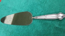 Sterling silver handle Vintage PIE or CAKE SERVER flowers wedding - £39.96 GBP