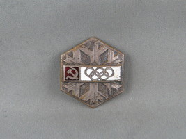 Vintage Olympic Pin - Team USSr 1964 Winter Olympics - Stamped Pin - £27.97 GBP