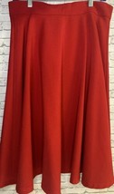 Rock Steady Red A-Line Full 1950s/ 1960s Skirt Size XL EUC - $19.80