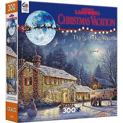 Christmas Vacation National Lampoons Movie Puzzle 300 pcs Thomas Kinkade NEW