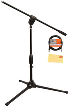 Mc-40B Pro Short Microphone Boom Stand W/ Xlr Cable - £66.33 GBP