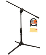 Mc-40B Pro Short Microphone Boom Stand W/ Xlr Cable - £65.36 GBP