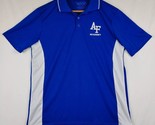 USAF Air Force Academy Polo Shirt MENS Blue MVP Short Sleeve Golf SMALL - $42.68 CAD