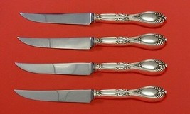 Victoria aka Florence by Frank Whiting Sterling Steak Knife Set 4pc Custom Made - £228.70 GBP