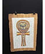 Ancient Egyptian papyrus Key of Life &amp;  Glow in the dark papyrus , Egypt... - €102,18 EUR