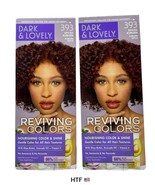 2x SoftSheen Carson Dark &amp; Lovely Reviving Colors #393 SPICY AUBURN Set - $39.59
