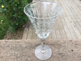 MORGANTOWN Lace Bouquet Pattern Water Goblets Set of 8 Elegant Depressio... - £69.87 GBP