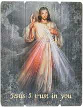 Divine Mercy  Wood Pallet, New #AB-229 - $51.84 CAD