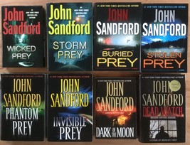 John Sanford Books 6-Prey/SIGNED Dead Watch/Dark of the Moon HCDJ 1st &amp; ... - $35.00