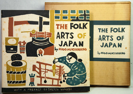 Folk Arts of Japan Hugo Munsterberg 1961 Kasuri Mingei Pottery Textiles Hamada - £19.54 GBP
