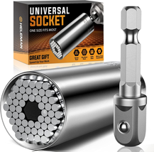 Super Universal Socket Tools Gifts for Men - Christmas Stocking Stuffers Mens  - £16.35 GBP