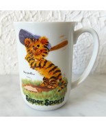 Suzy&#39;s Zoo Super Sport Baseball Tiger Vintage 1970s Coffee Tea Cup Suzy ... - $16.10