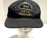 Vintage Dallas Cowboy Hat 1992 Super Bowl Champions XXVII SnapBack Cap T... - $13.54