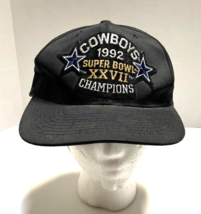 Vintage Dallas Cowboy Hat 1992 Super Bowl Champions XXVII SnapBack Cap T... - £10.65 GBP
