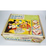 Vintage Disney Light Up Drawing Desk Box World Of Arts &amp; Crafts - $17.97