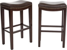 Christopher Knight Home Avondale Backless Bar Stools,12&quot;D X, Pcs Set, Brown - $120.99