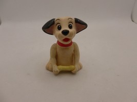 Vintage Disney 101 Dalmatians 2&quot; Plastic Rubber Action Figure Toy Puppy. Read De - £7.44 GBP