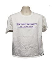 New York University Class of 2014 Womens Large White TShirt - £15.31 GBP