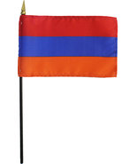  Armenia - 4"X6" Stick Flag - $3.42